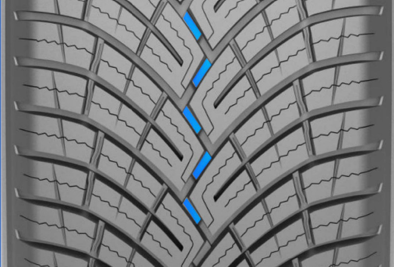 Deep-cut tread patterns and reinforcing ribs